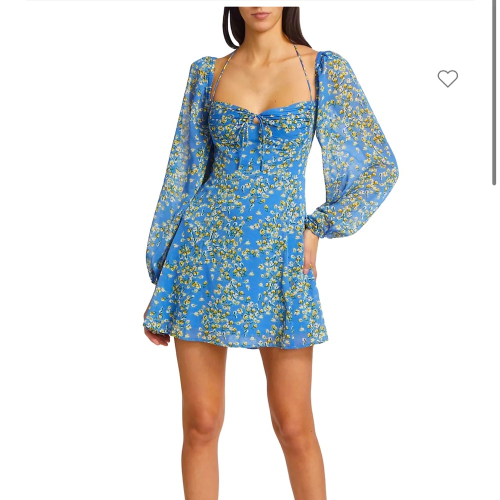 ASTR The Label Vivian Floral Smocked Minidress